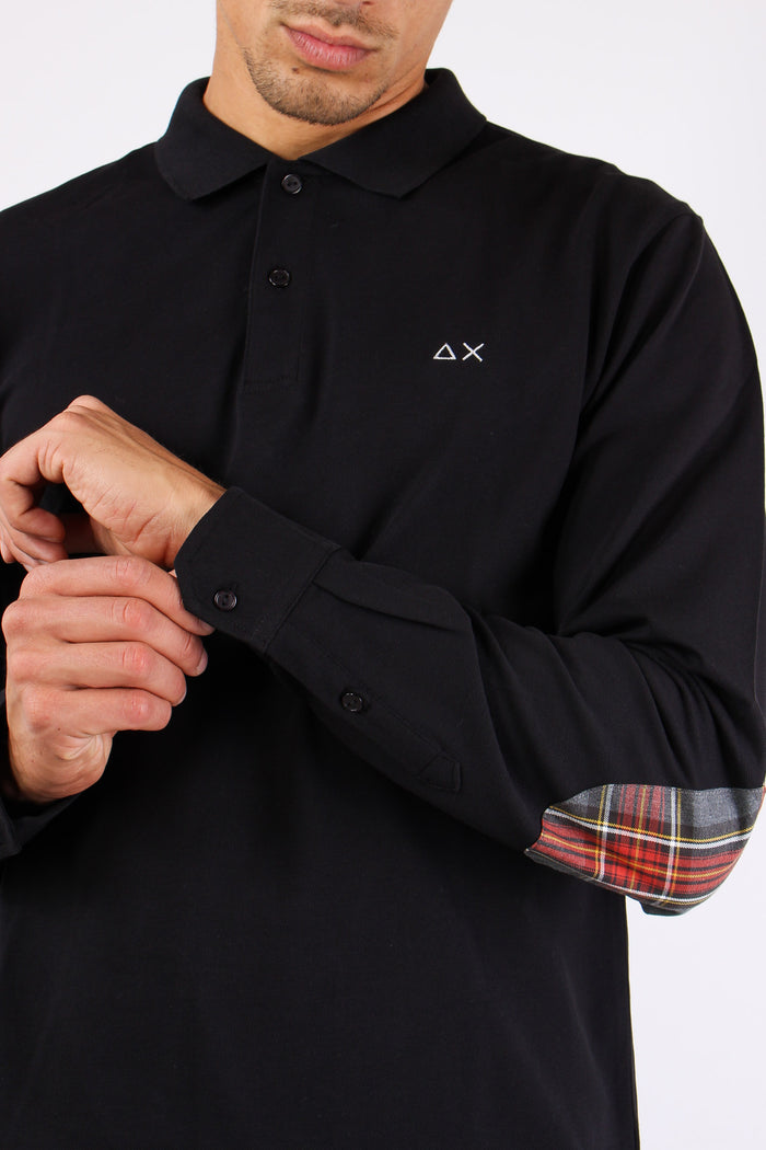 Polo Ml Toppa Contrasto Nero-3