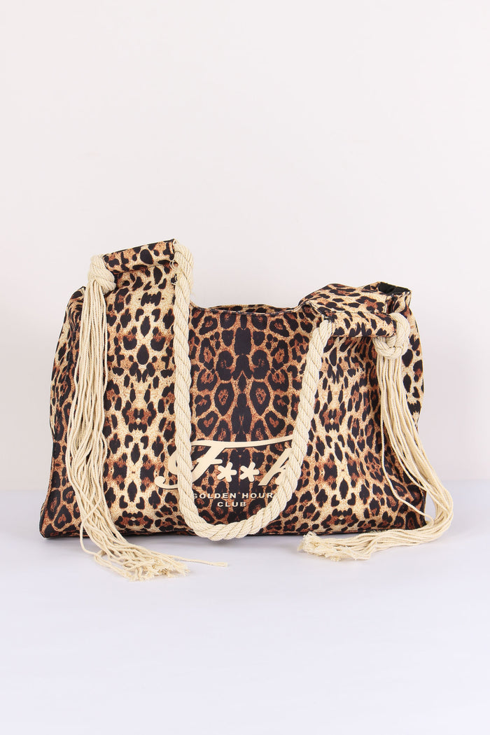 Borsa Fantasia Frange Laterali Macula-5