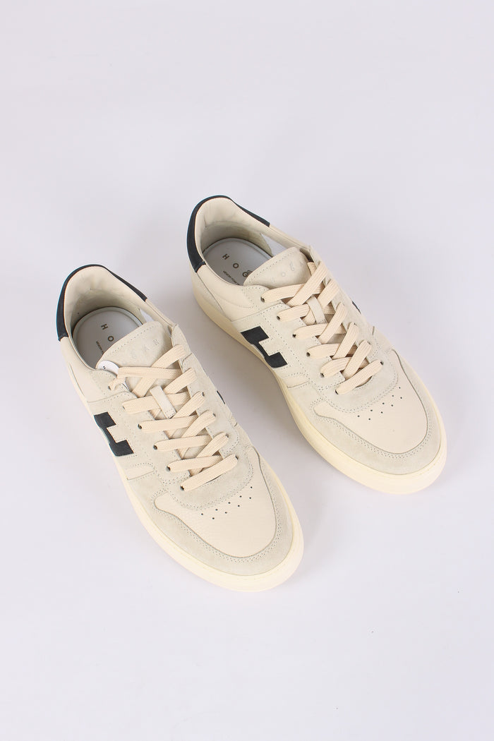 Sneakers H668 Allacciato H Banda Bianco-4