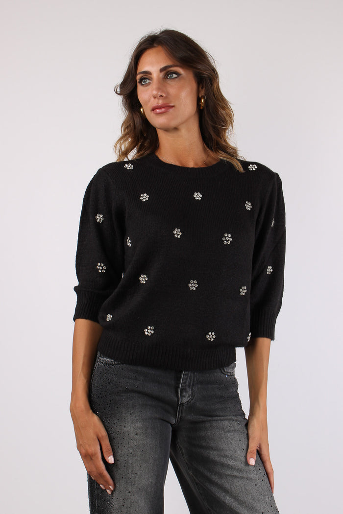 Dalen Maglia Mc Inserto Black-2