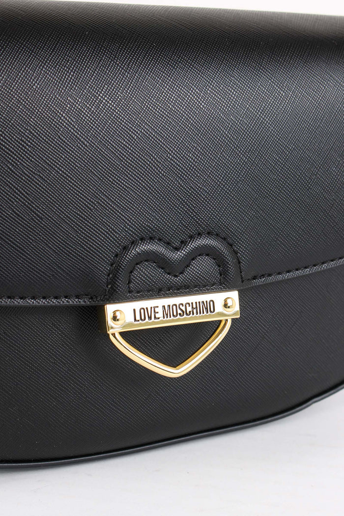 Borsa Tracolla Cuore Nero-7