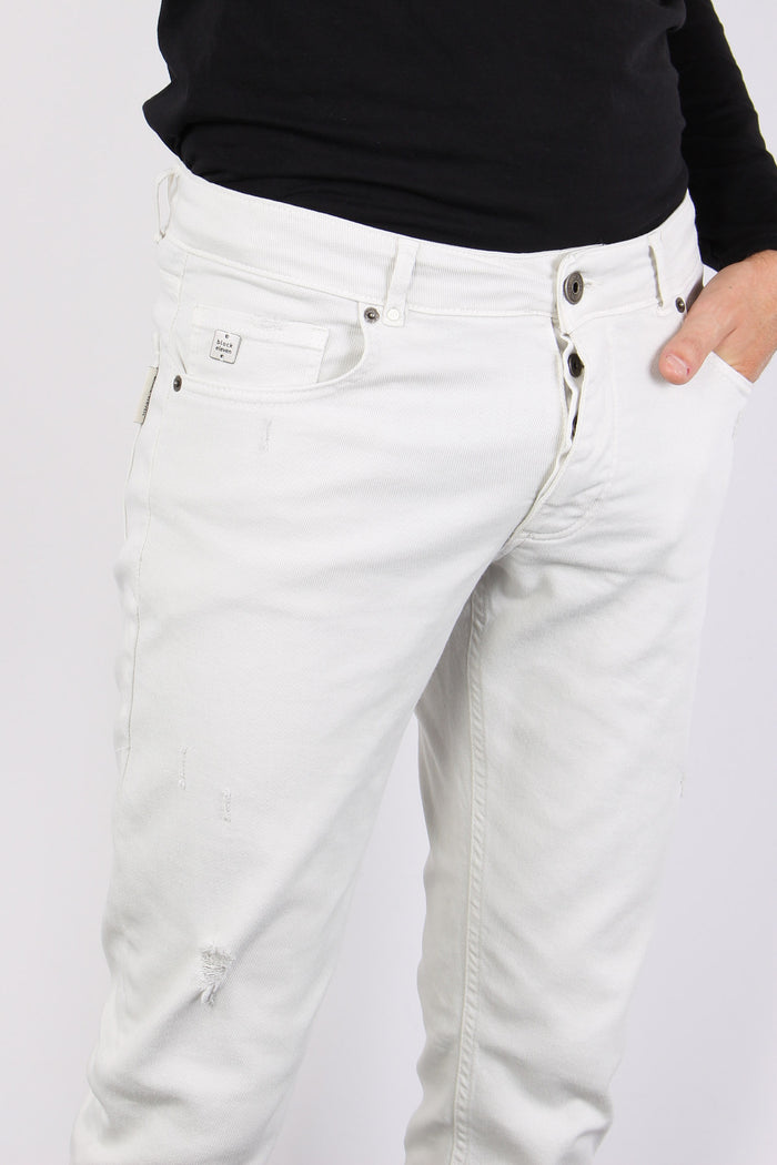 Pantalone Bull Micro Rotture Off White-6