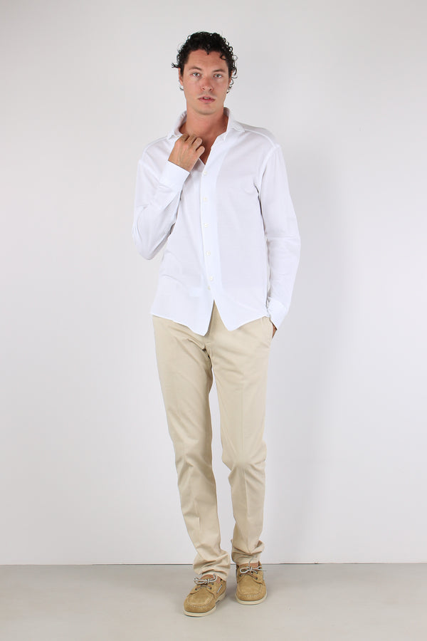 Camicia Piquet Bianco
