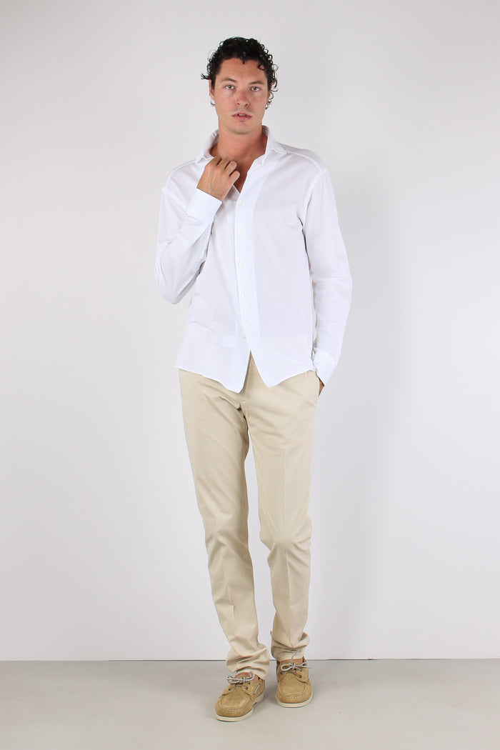 Camicia Piquet Bianco