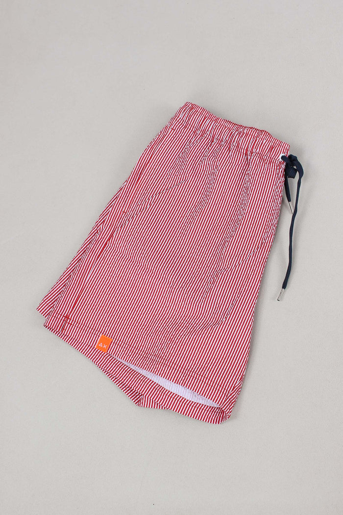 Costume Pantalone Riga Rosso/bianco-6