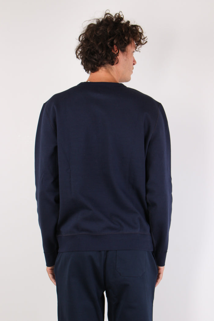 Felpa Girocollo Aviator Navy-4