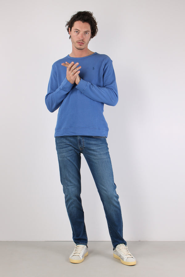 Felpa Girocollo Spugna Modern Royal-2