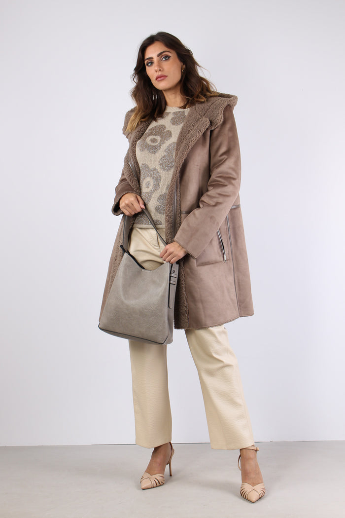 Ecomontone Lungo Revers Toffe-5