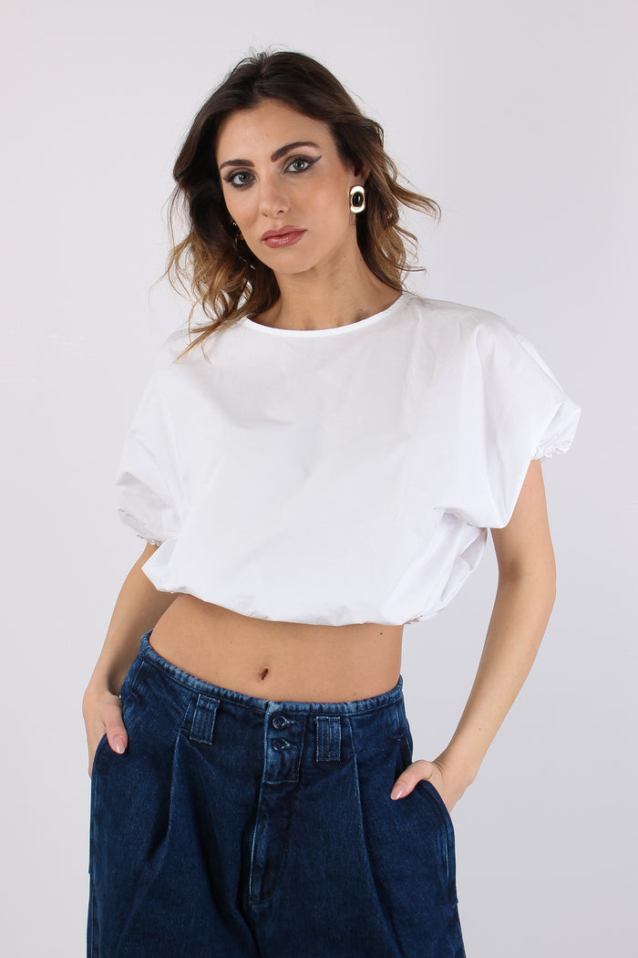 Camicia Stondata Cotone Optic White-6