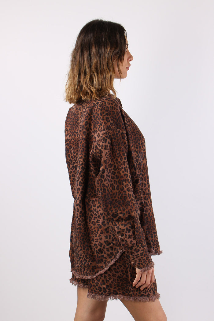 Camicia Lino Animalier Leopard-6
