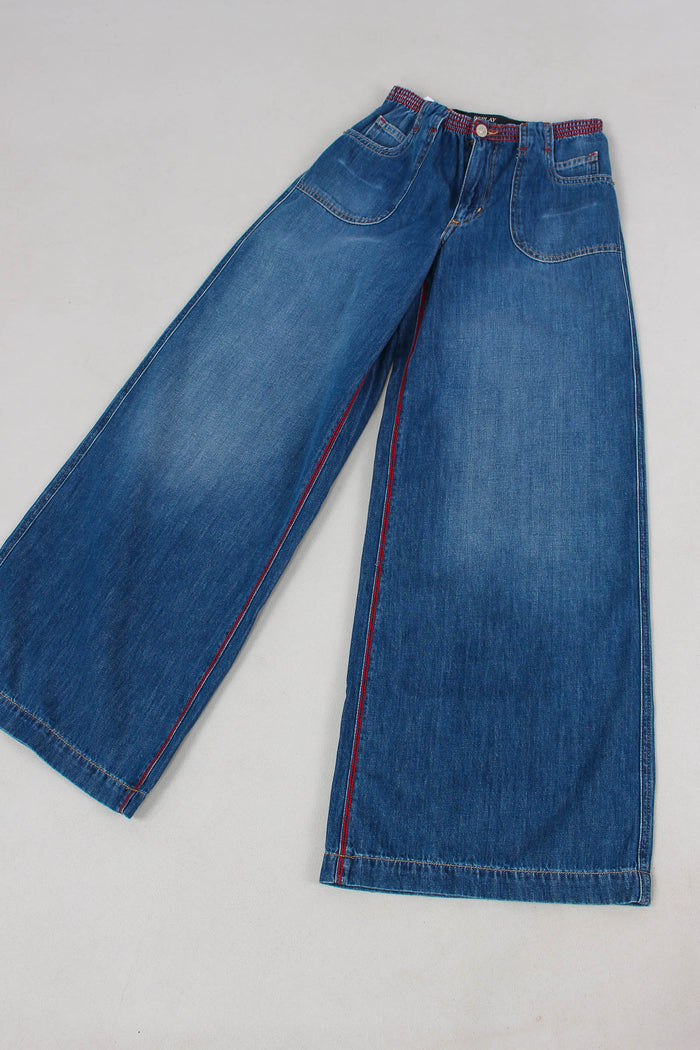 Pantalone Chambry Impunture Denim-3