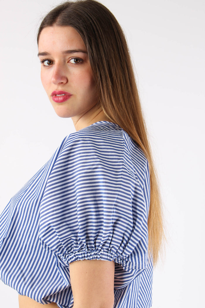 Casacca M/c Arriccio Blue/white-8