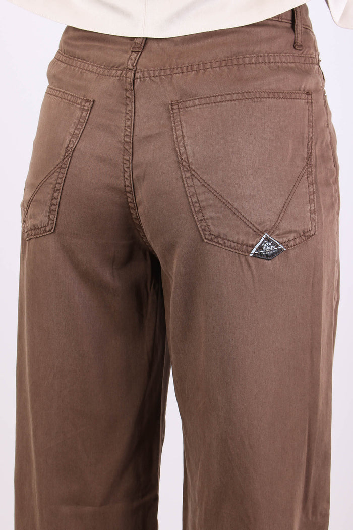 Denim Flare Tencell Brown-7