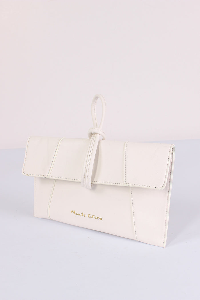 Pochette Logo Nodo Bianco Ottico-5