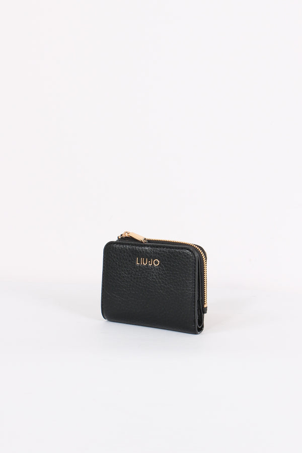 Portafoglio Piccolo Clip Nero-2