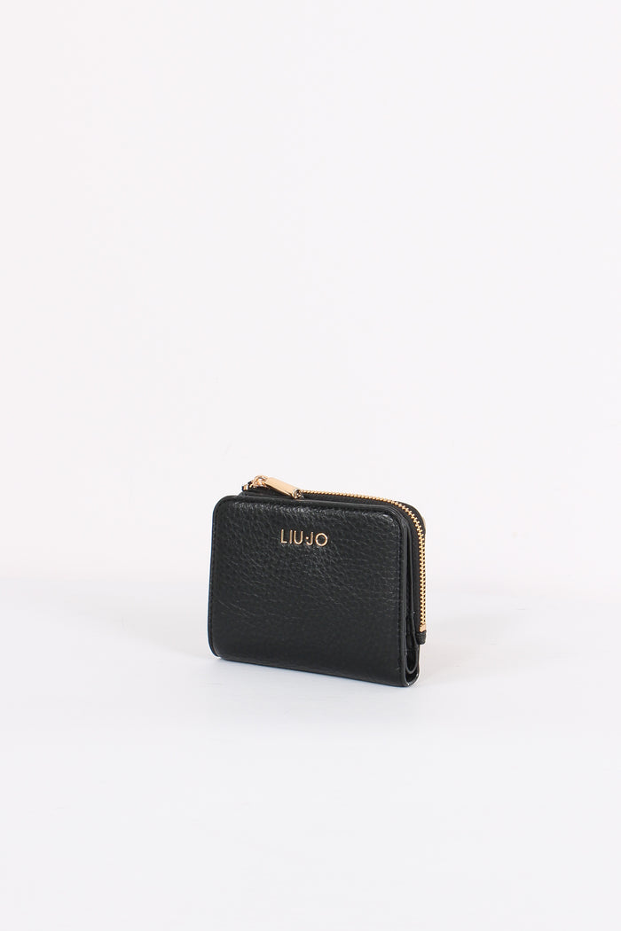 Portafoglio Piccolo Clip Nero-2