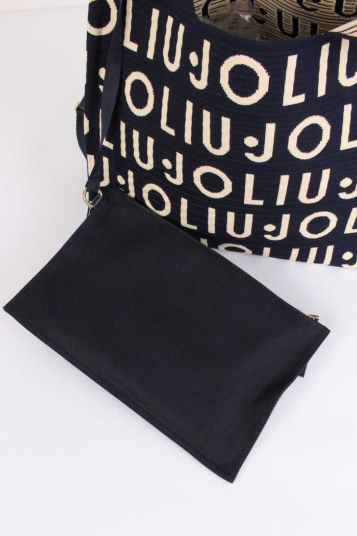 Shopping Knitted Logo Blue Sky-4