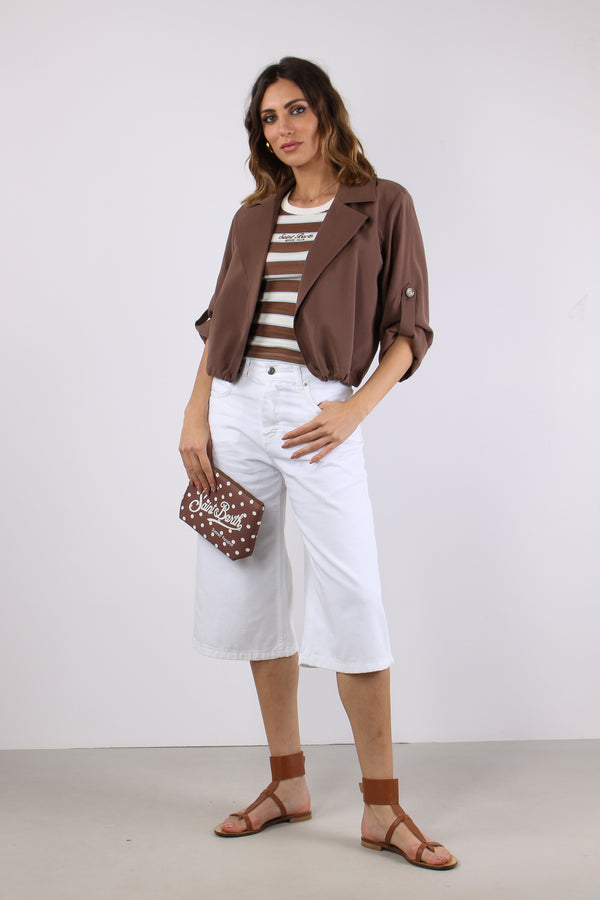 Top Costina Riga Bianco/moro