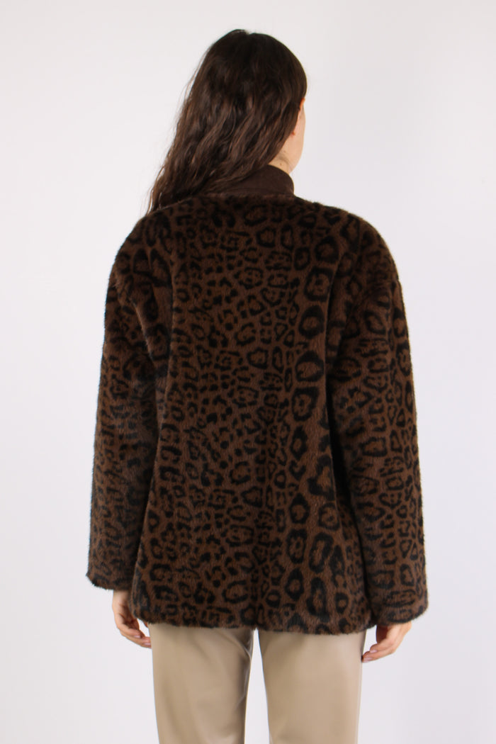 Mlsmacro Ecopelliccia Jacquard Macula-5