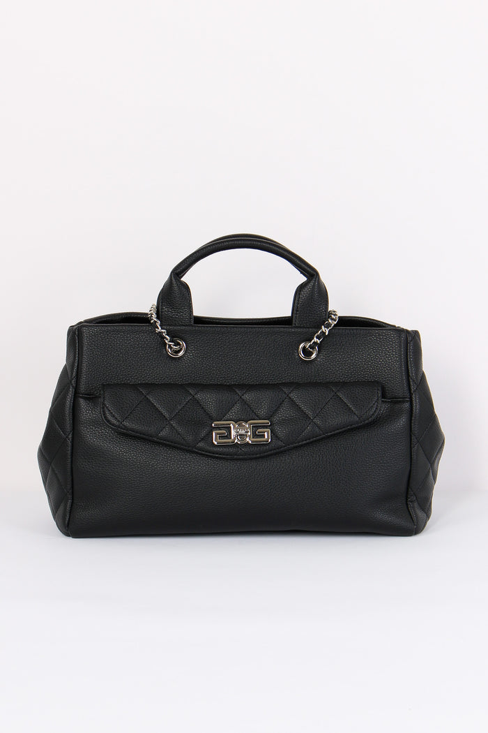 Maxi Shopping Patta Chanel Nero