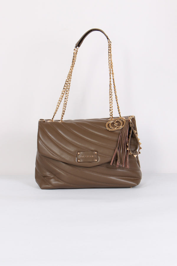 Tracolla Maxi Catena Brown