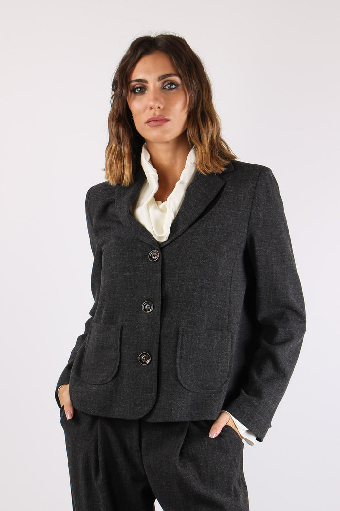 Giacca Monopetto Grigio-3