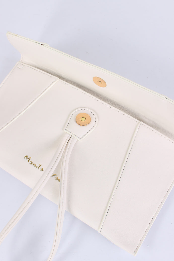 Pochette Logo Nodo Bianco Ottico-4