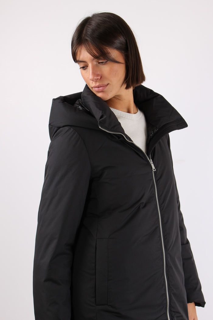 Piumino Nylon Liscio Black-5