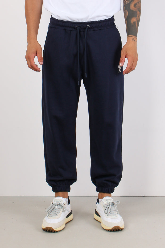 Pantalone Tuta Blu-2