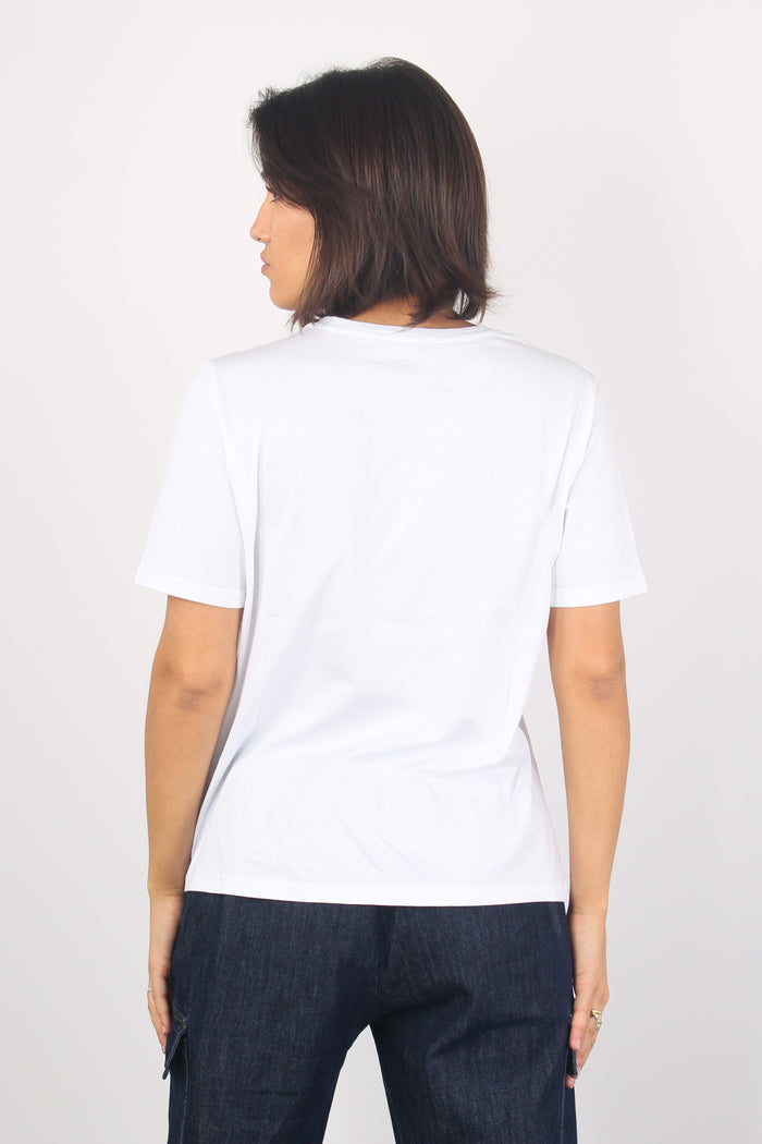T-shirt Stampa Tigre Bianco-3
