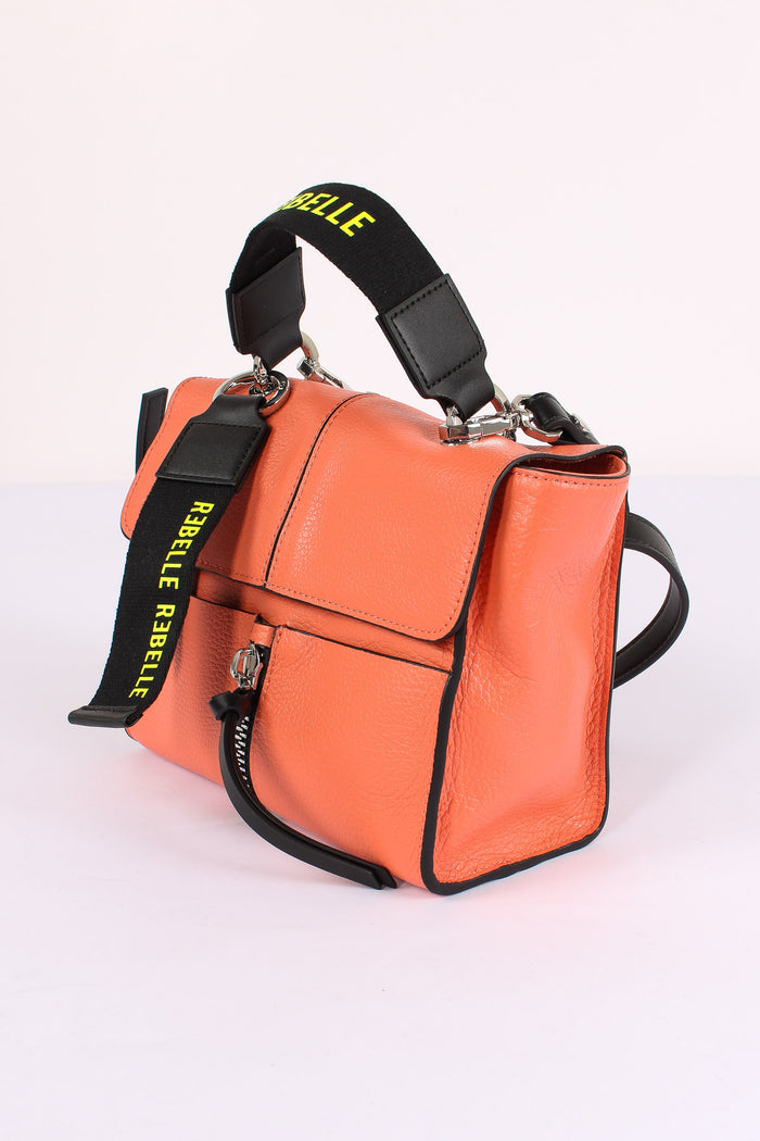 Chloe Mini Cartella Zip Centrale Papaya-6