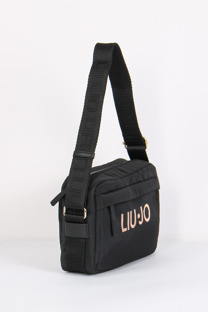 Camera Case Nylon Logo Nero-5