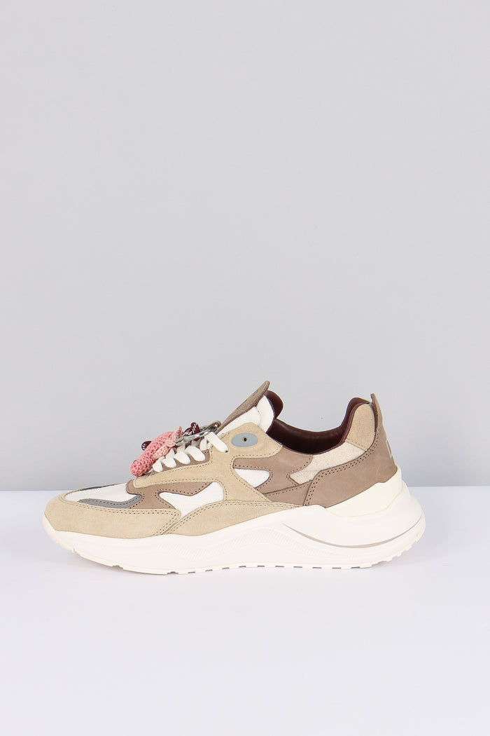 Sneakers Fuga Linen White/beige-7