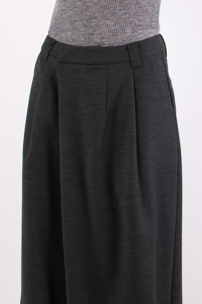 Pantalone Chiusura Asimmetrica Grigio-7