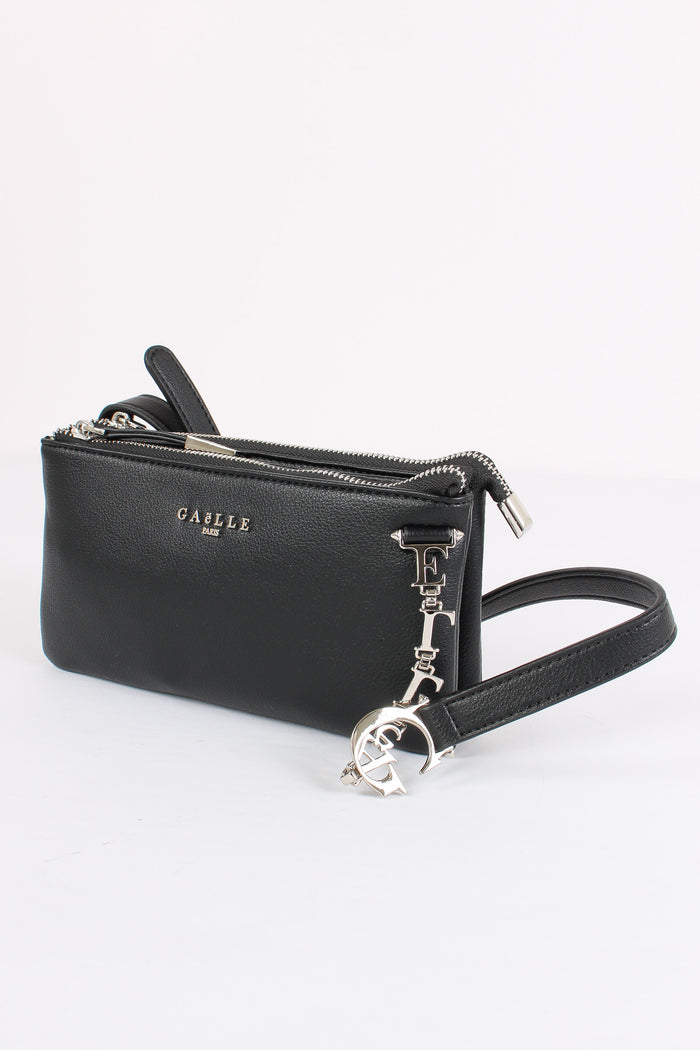 Mini Busta Tracolla Catena Nero-7