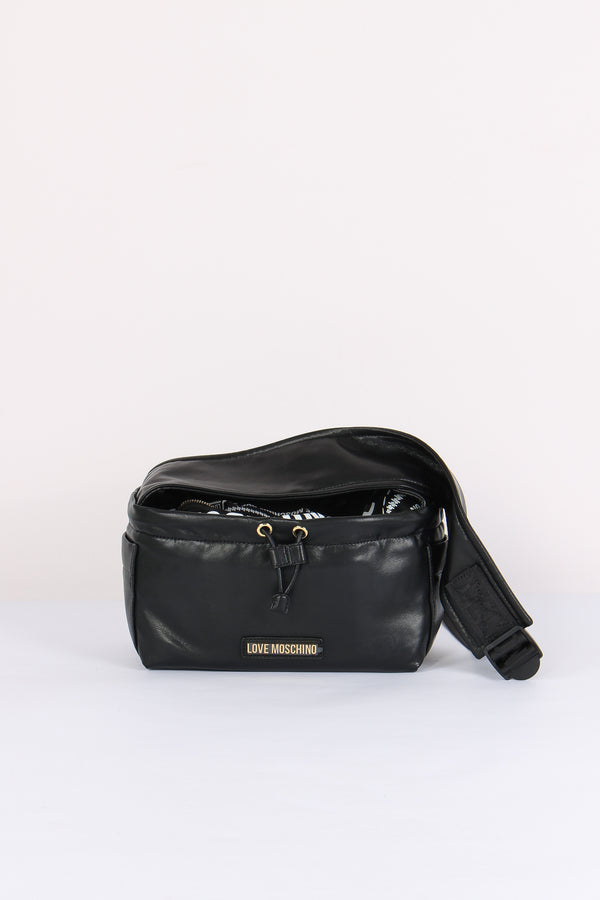Maxi Nylon Logo Nero