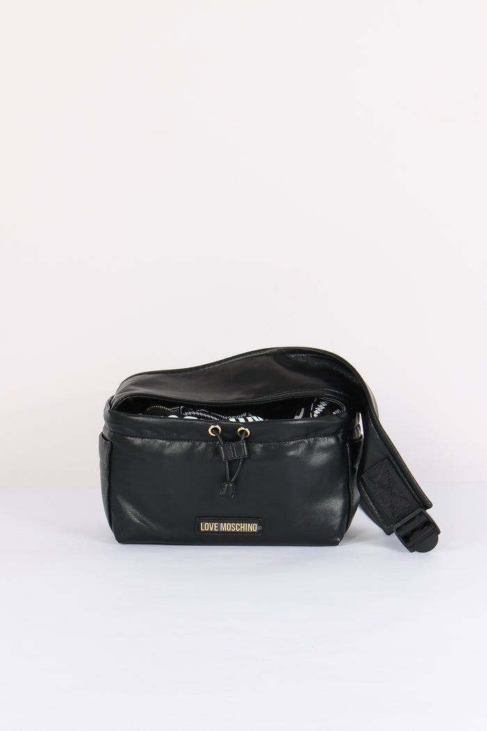 Maxi Nylon Logo Nero