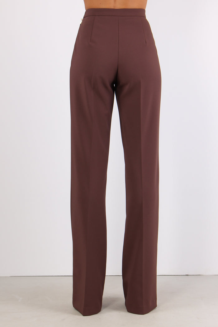 Pantalone Palazzo Pences Coffee-4
