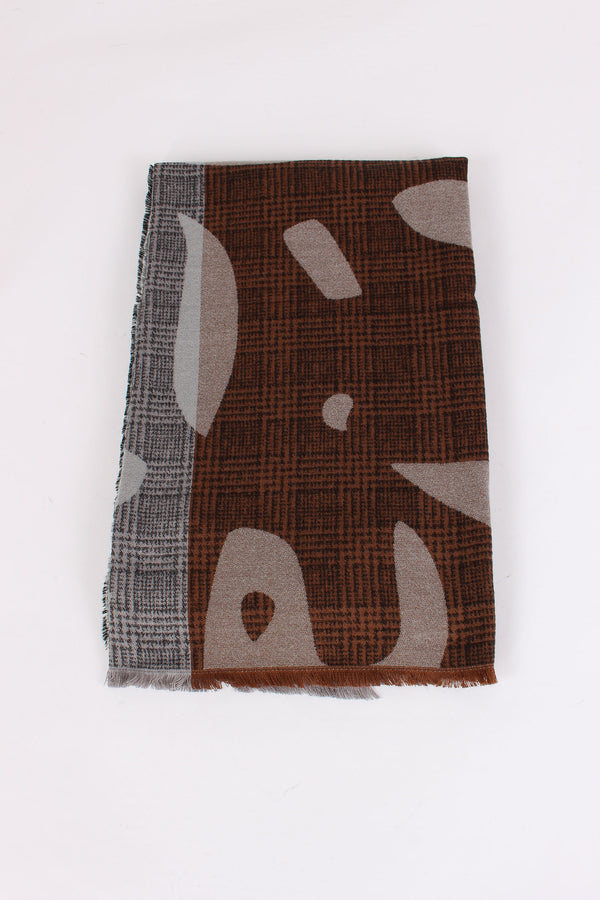 Sciarpa Quadri Logo Militare