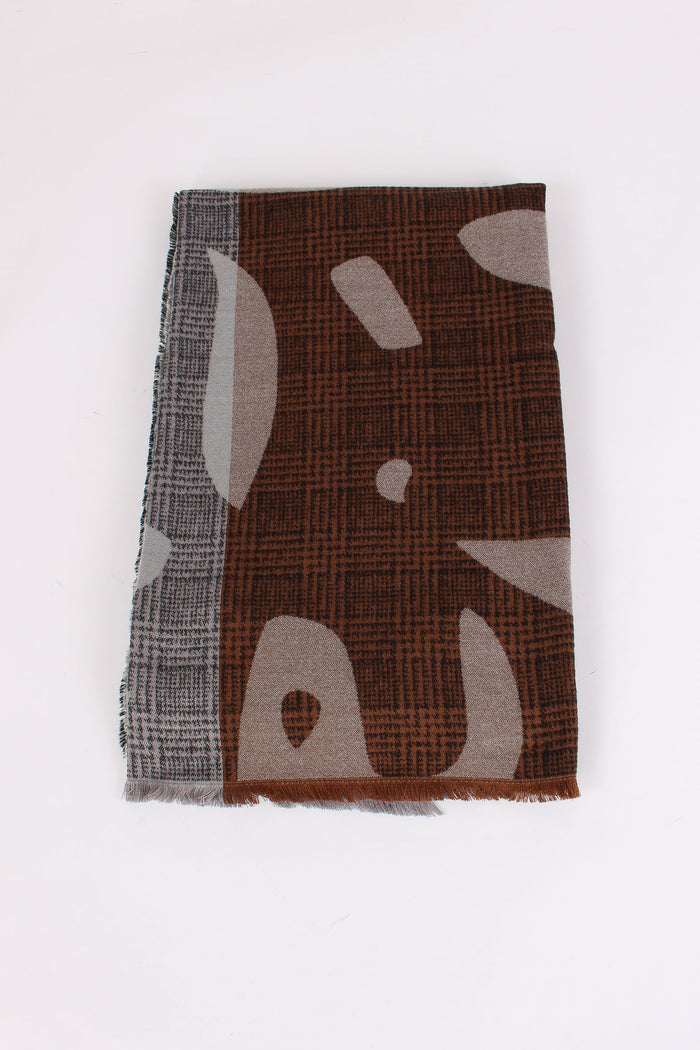 Sciarpa Quadri Logo Militare