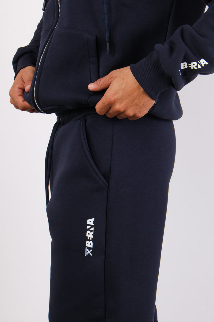 Pantalone Felpa Logo Blu-6