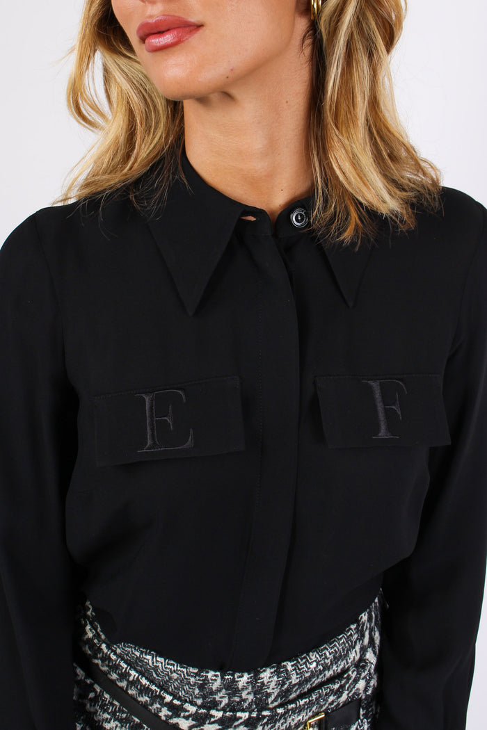 Camicia Taschino Ef Nero-9