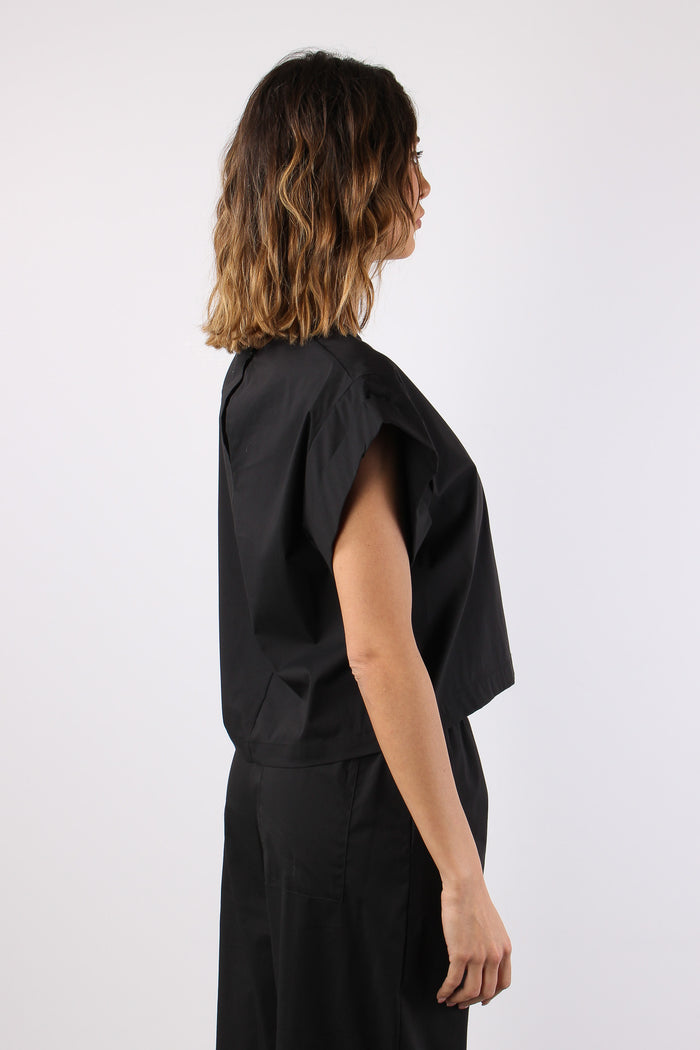 Casacca Manica Aletta Nero-6
