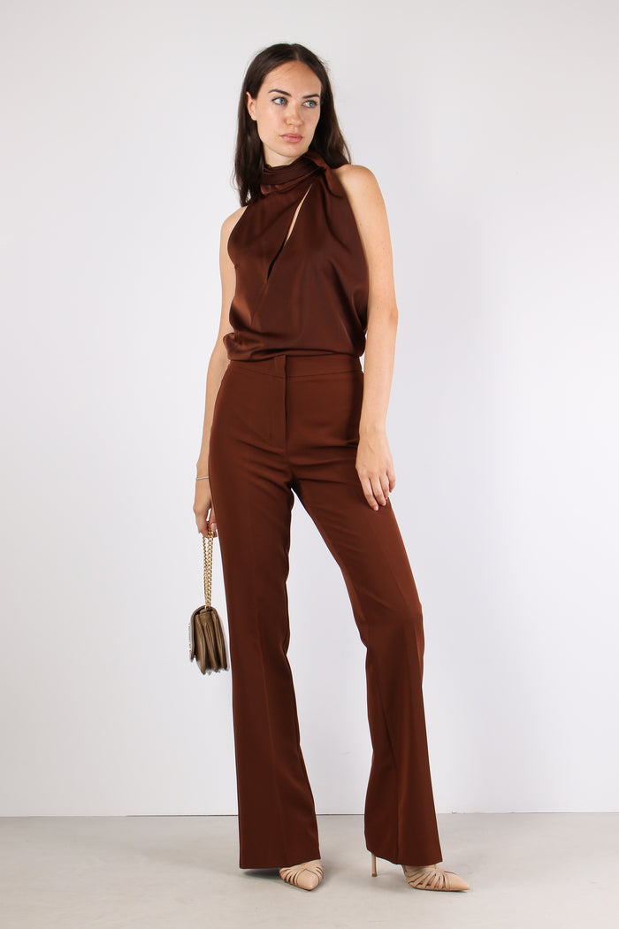 Blusa Smanicata Sottogiacca Brown