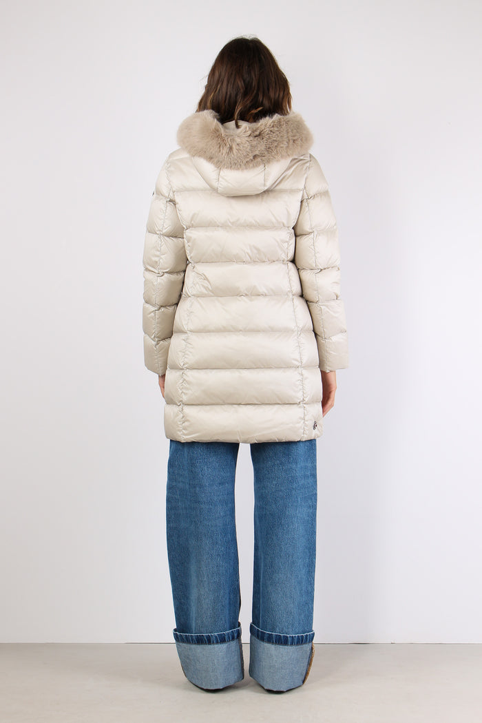 Piumino Lungo Ecopelliccia Canapa-5