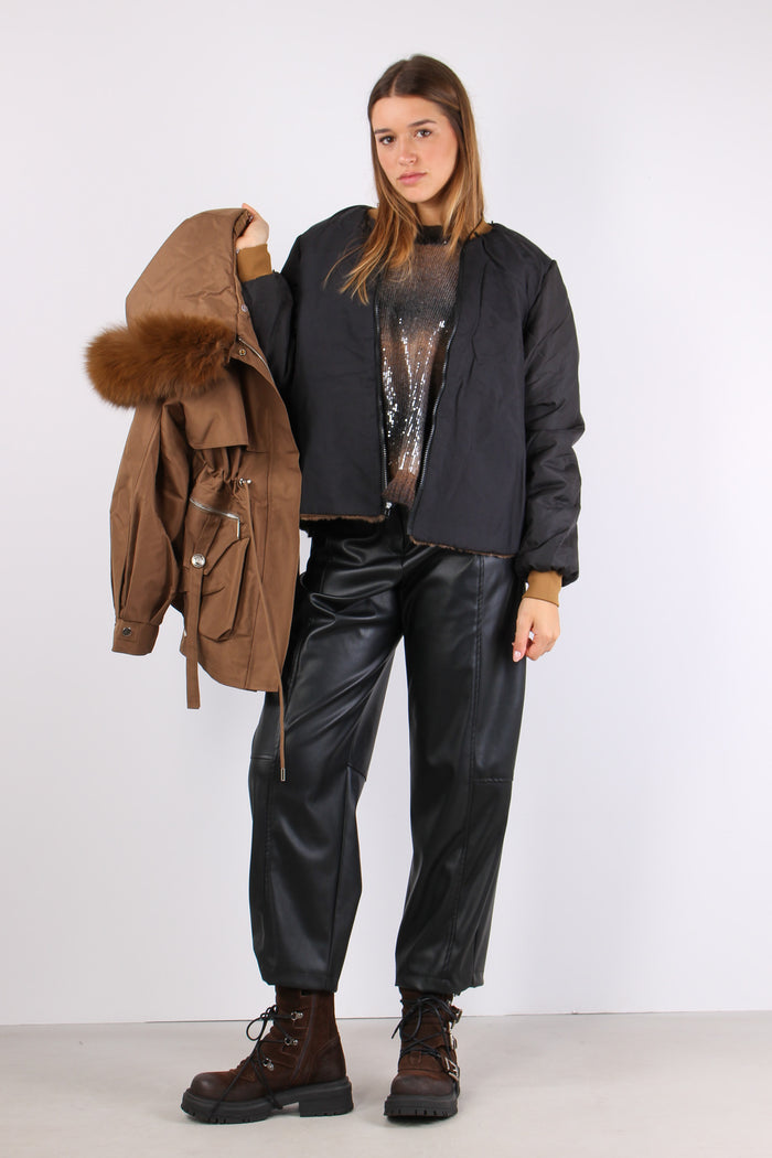 Parka Cappuccio Brown-12