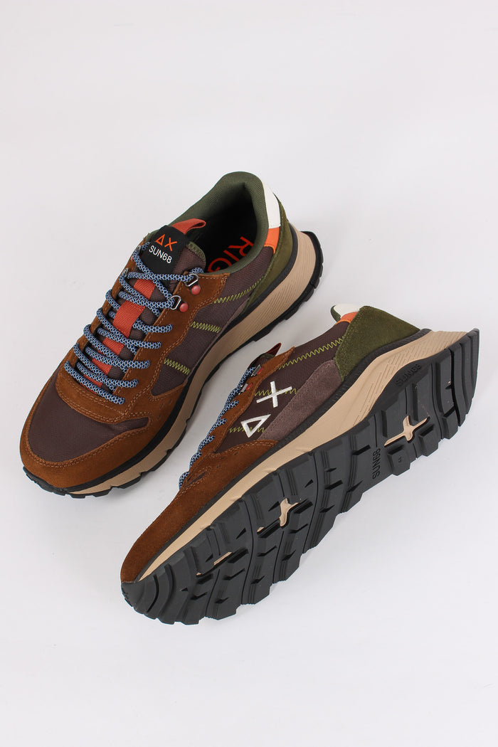 Sneaker Fire & Camping Marrone-6