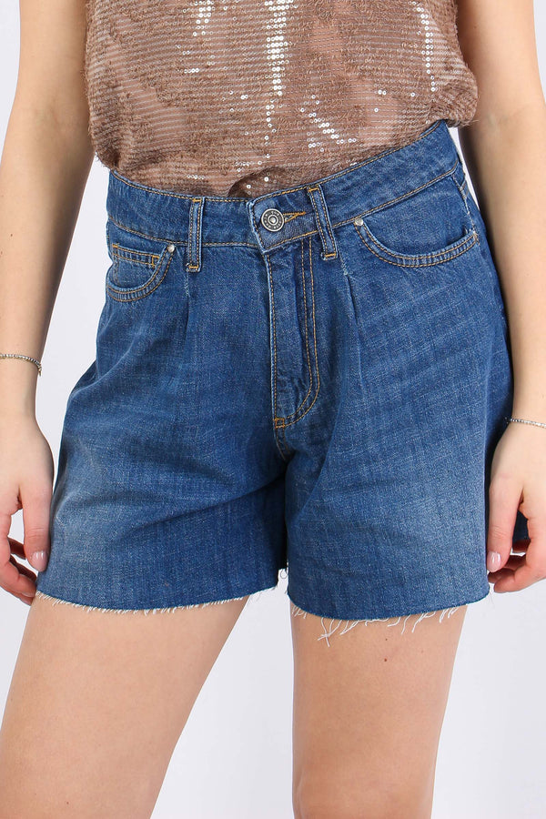Ares Short Denim Pences Denim Scuro-2