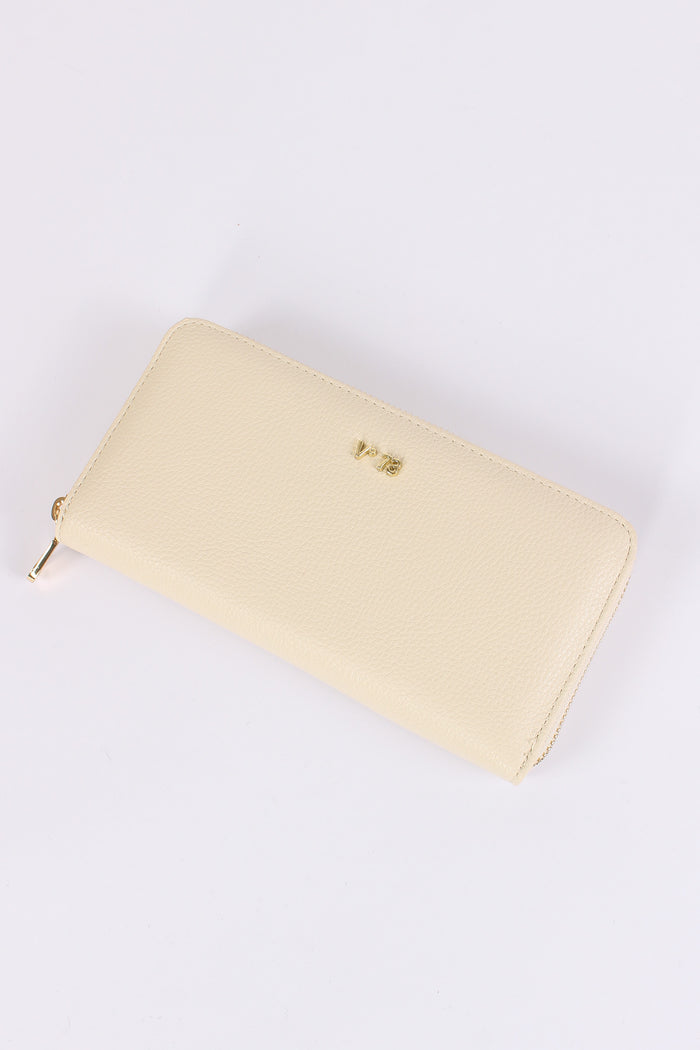 Keira Portafoglio Zip Around Off White-4