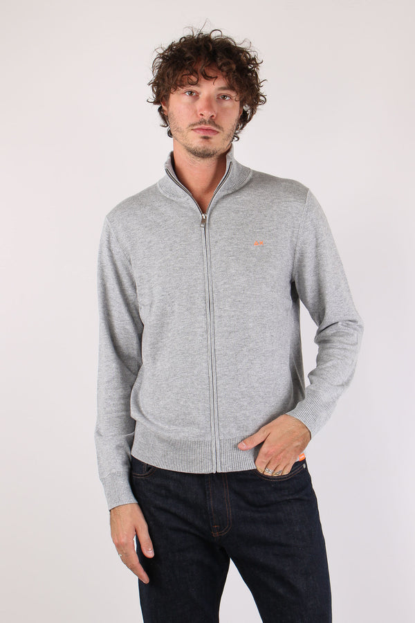 Full Zip Logo Grigio-2